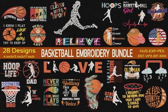 Basketball Embroidery Bundle: A Designer’s Review for Small Business Merch
