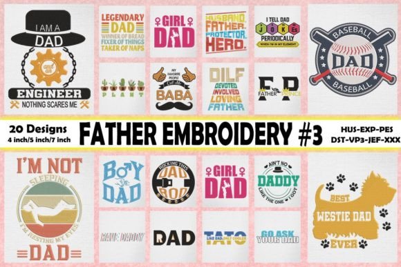 Father Embroidery Bundle 3: A Seller’s Review