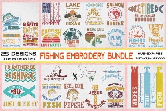 Fishing Embroidery Bundle: A Designer’s Holiday Review