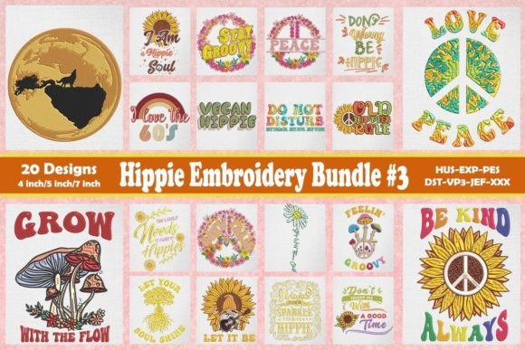 Hippie Embroidery Bundle 3 Review for Makers
