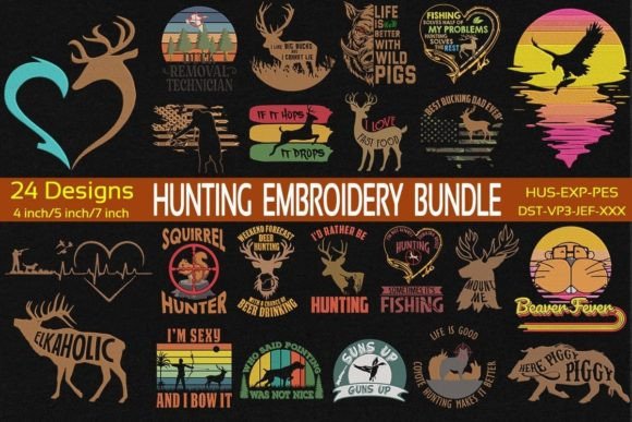 Hunting Embroidery Bundle: A Designer’s Review