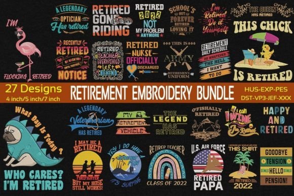 Review: Retirement Embroidery Bundle for Apparel