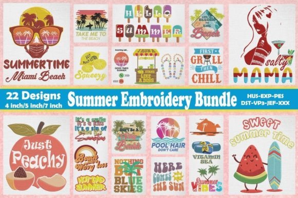 Review: Summer Embroidery Bundle for Boutique Apparel