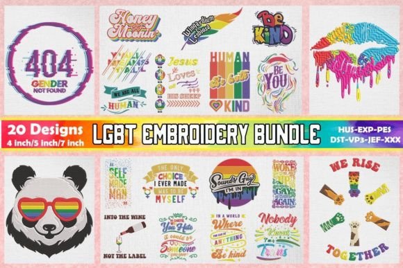 Reviewing LGBTQ Embroidery Bundle 1 for Real Projects