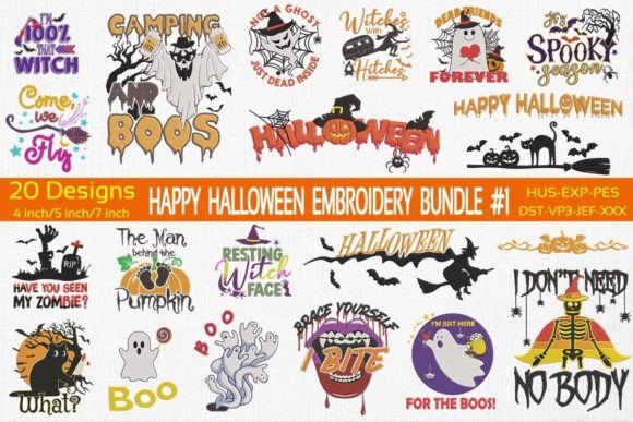 Reviewing the Happy Halloween Embroidery Bundle