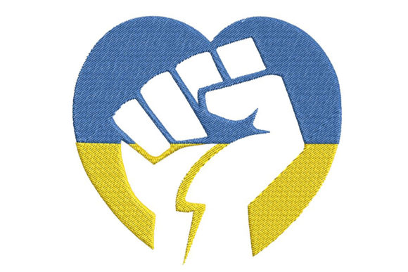 Reviewing the Ukraine Solidarity Embroidery Design